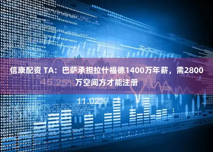 信康配资 TA：巴萨承担拉什福德1400万年薪，需2800万空间方才能注册