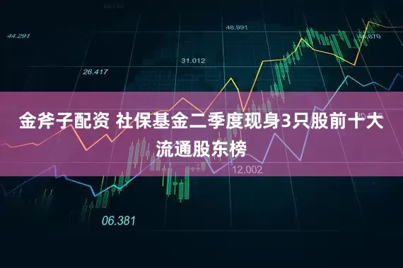 金斧子配资 社保基金二季度现身3只股前十大流通股东榜